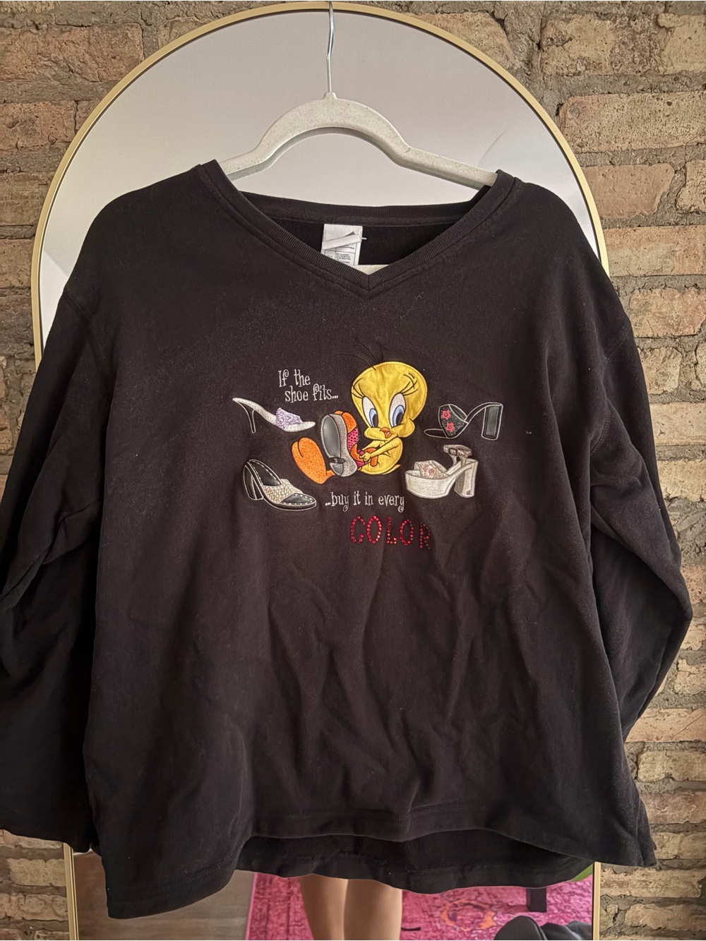 Vintage tweety bird graphic long sleeve